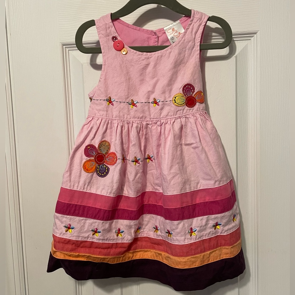 Pink silly sissy dress size 2T